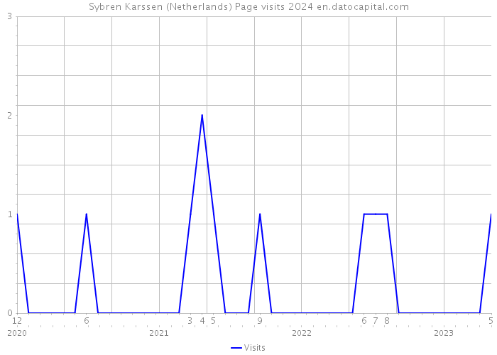 Sybren Karssen (Netherlands) Page visits 2024 