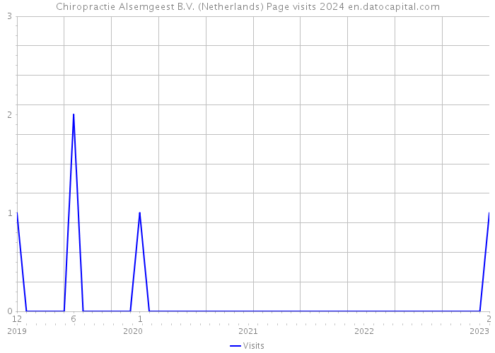 Chiropractie Alsemgeest B.V. (Netherlands) Page visits 2024 
