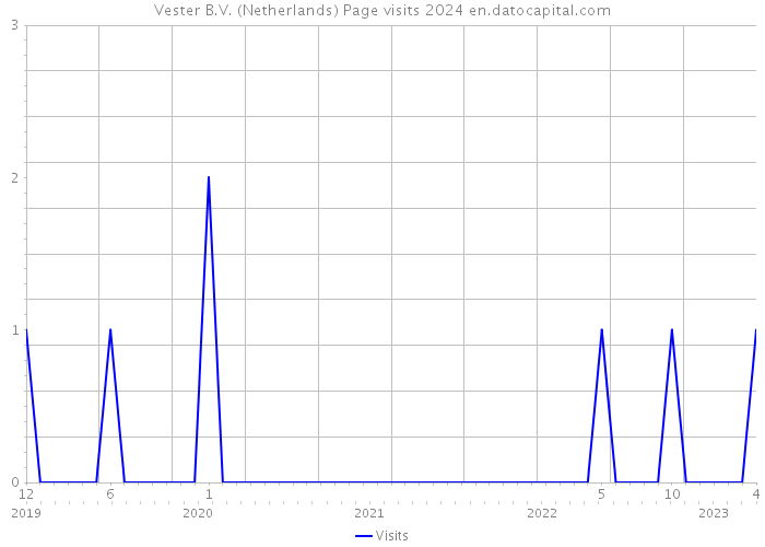 Vester B.V. (Netherlands) Page visits 2024 