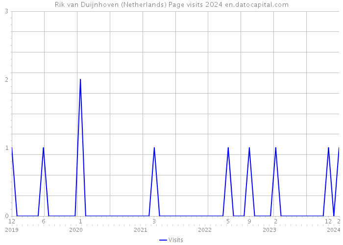 Rik van Duijnhoven (Netherlands) Page visits 2024 