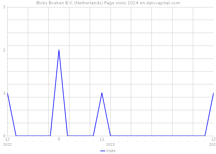 Bloks Boeken B.V. (Netherlands) Page visits 2024 