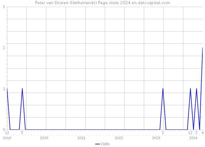 Peter van Druten (Netherlands) Page visits 2024 