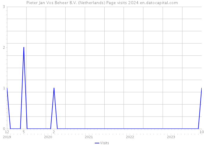 Pieter Jan Vos Beheer B.V. (Netherlands) Page visits 2024 
