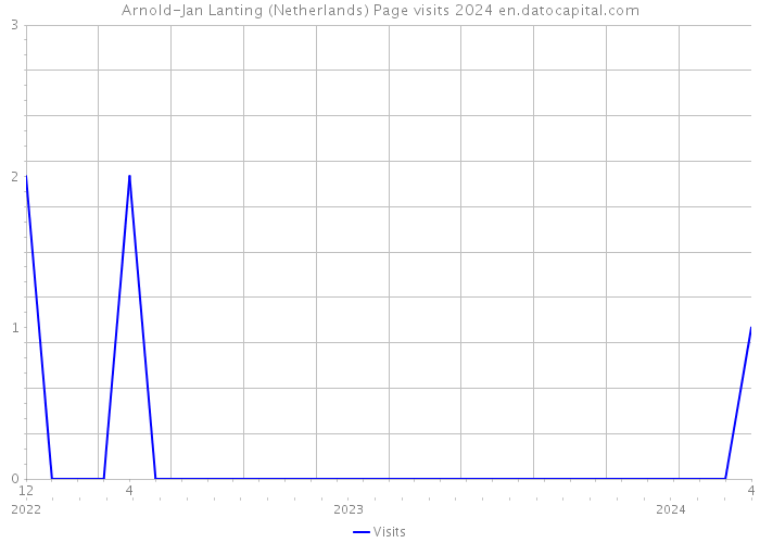 Arnold-Jan Lanting (Netherlands) Page visits 2024 