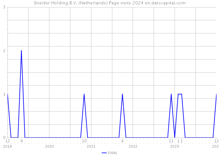 Snelder Holding B.V. (Netherlands) Page visits 2024 