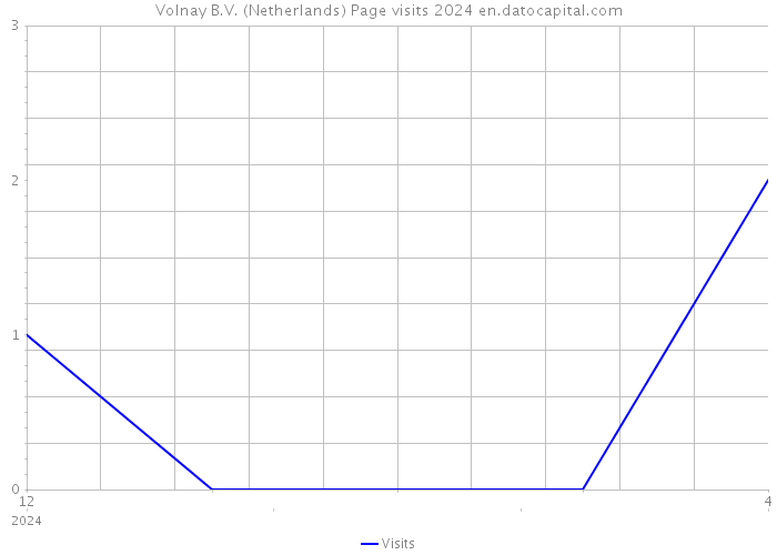 Volnay B.V. (Netherlands) Page visits 2024 