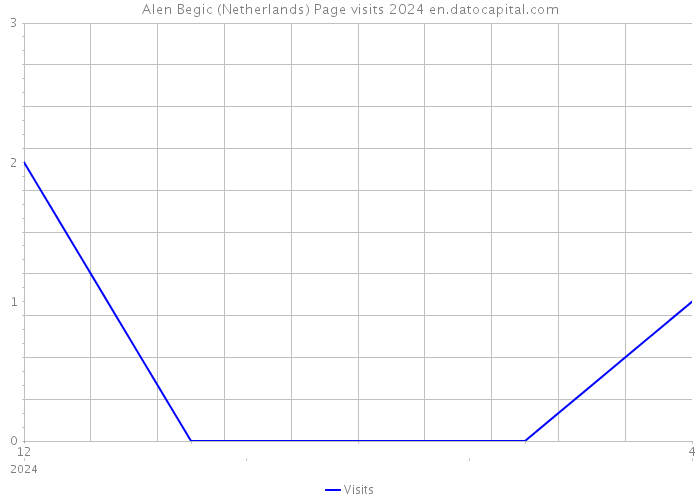 Alen Begic (Netherlands) Page visits 2024 