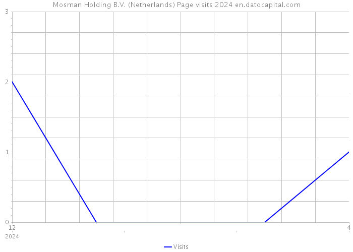 Mosman Holding B.V. (Netherlands) Page visits 2024 