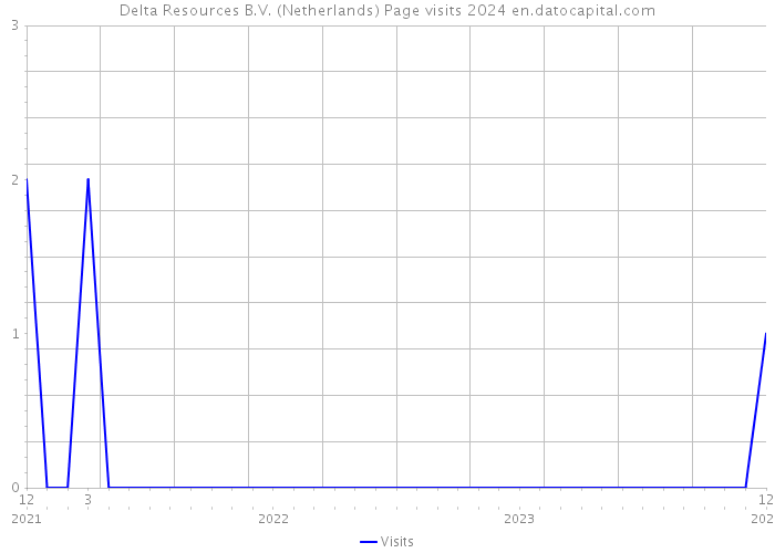 Delta Resources B.V. (Netherlands) Page visits 2024 