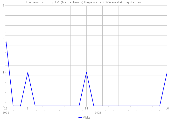 Trimeva Holding B.V. (Netherlands) Page visits 2024 