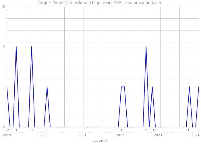 Rogier Pouw (Netherlands) Page visits 2024 