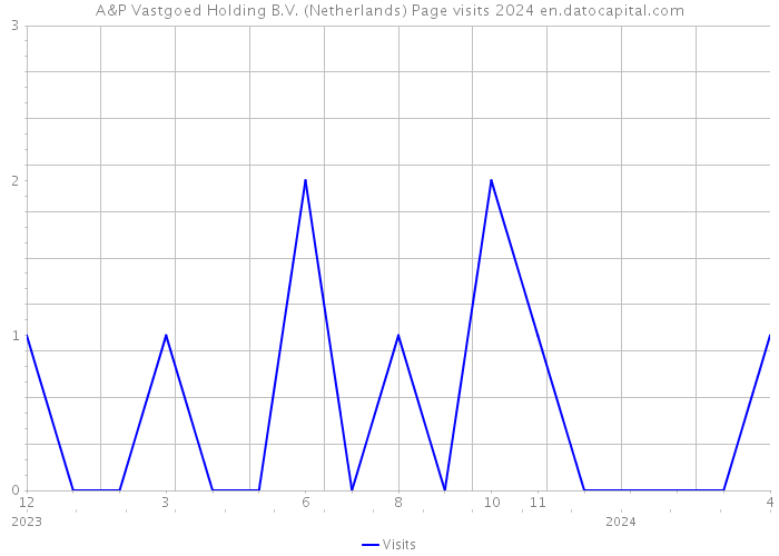A&P Vastgoed Holding B.V. (Netherlands) Page visits 2024 