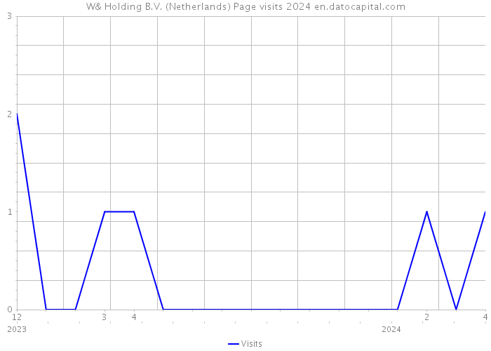 W& Holding B.V. (Netherlands) Page visits 2024 
