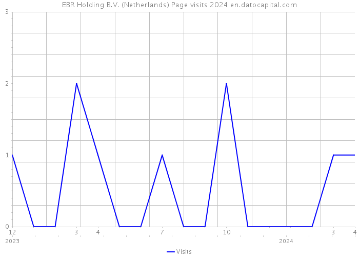EBR Holding B.V. (Netherlands) Page visits 2024 