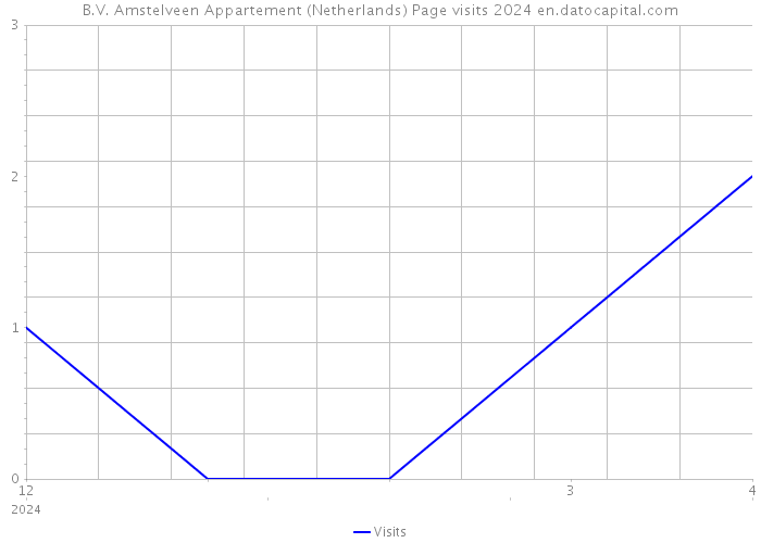 B.V. Amstelveen Appartement (Netherlands) Page visits 2024 