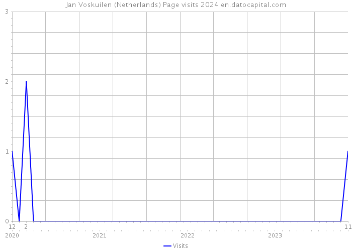 Jan Voskuilen (Netherlands) Page visits 2024 