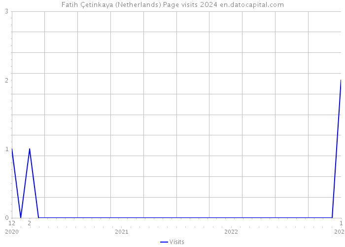 Fatih Çetinkaya (Netherlands) Page visits 2024 