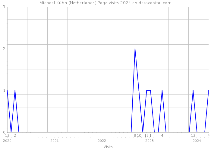 Michael Kühn (Netherlands) Page visits 2024 