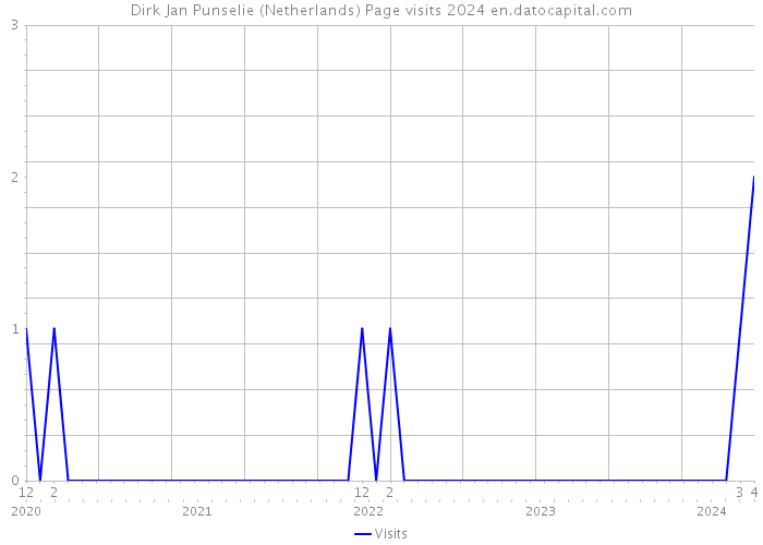 Dirk Jan Punselie (Netherlands) Page visits 2024 