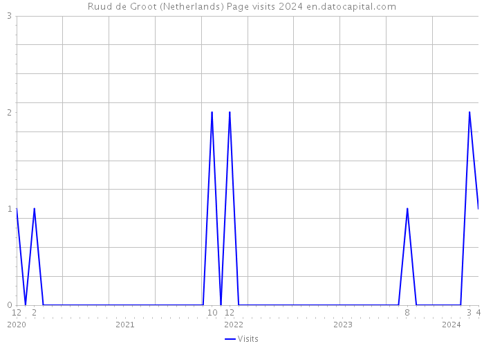 Ruud de Groot (Netherlands) Page visits 2024 