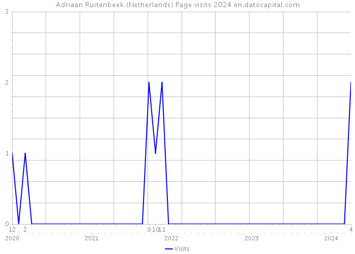 Adriaan Ruitenbeek (Netherlands) Page visits 2024 