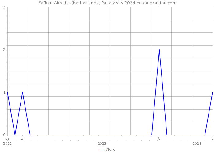 Sefkan Akpolat (Netherlands) Page visits 2024 