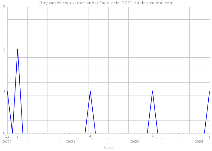 Kitty van Heest (Netherlands) Page visits 2024 