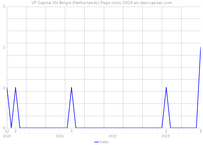 VF Capital NV België (Netherlands) Page visits 2024 