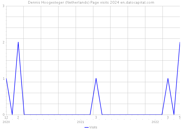 Dennis Hoogesteger (Netherlands) Page visits 2024 