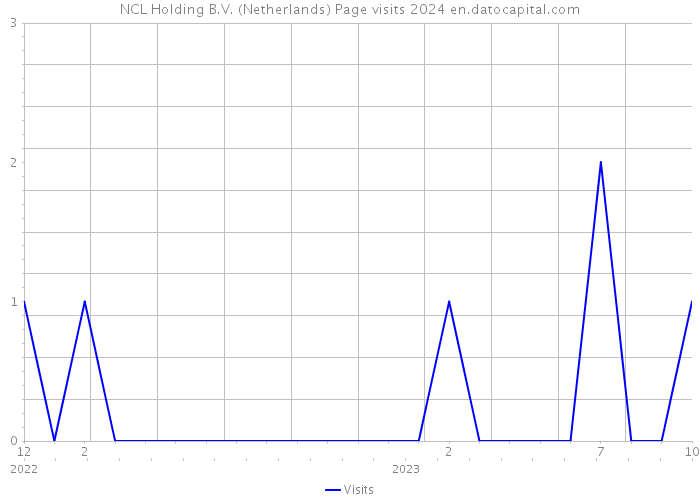 NCL Holding B.V. (Netherlands) Page visits 2024 