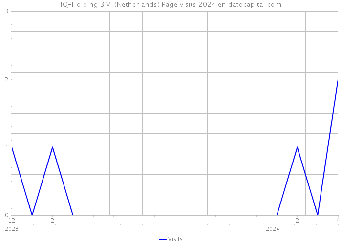 IQ-Holding B.V. (Netherlands) Page visits 2024 
