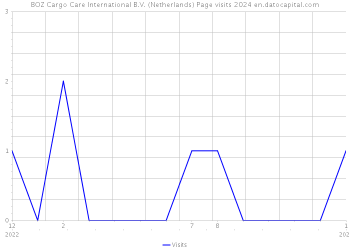 BOZ Cargo Care International B.V. (Netherlands) Page visits 2024 