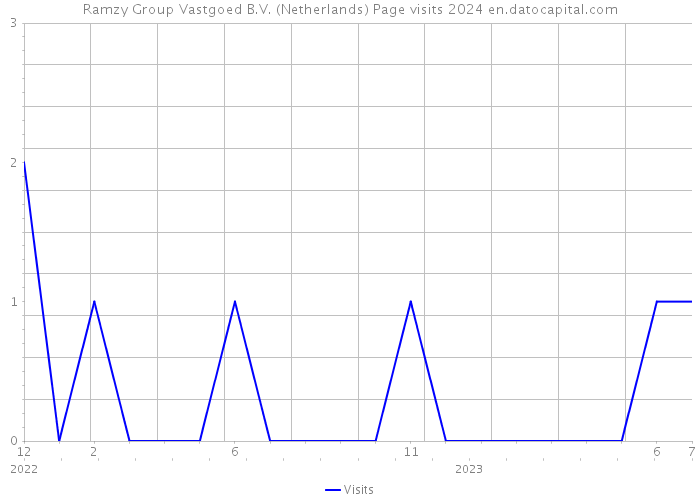 Ramzy Group Vastgoed B.V. (Netherlands) Page visits 2024 