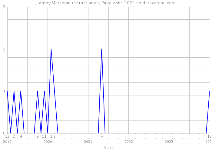 Johnny Marsman (Netherlands) Page visits 2024 