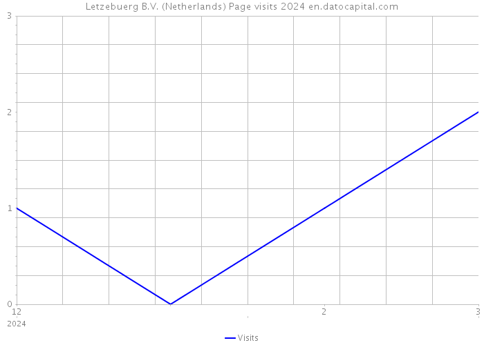 Letzebuerg B.V. (Netherlands) Page visits 2024 