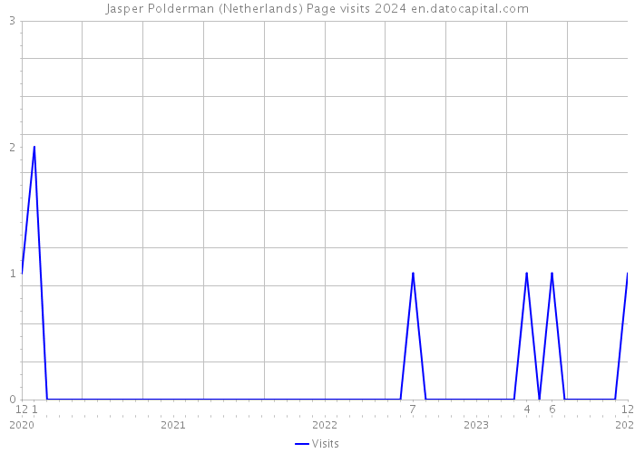 Jasper Polderman (Netherlands) Page visits 2024 