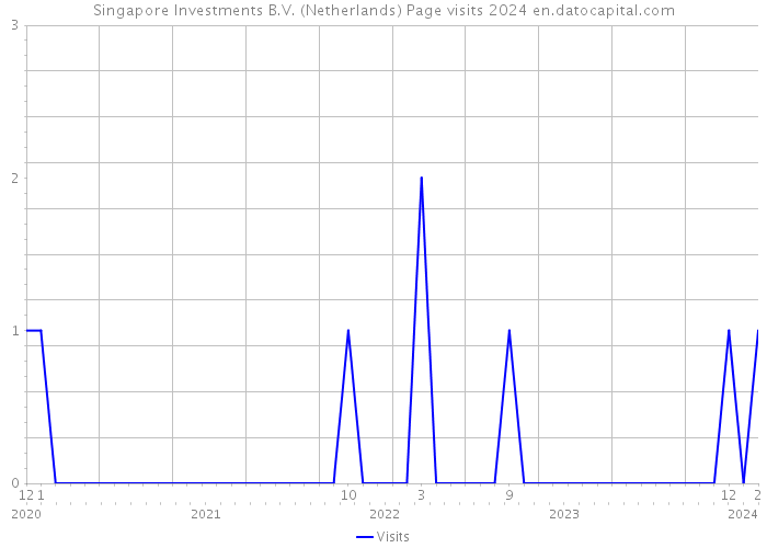 Singapore Investments B.V. (Netherlands) Page visits 2024 