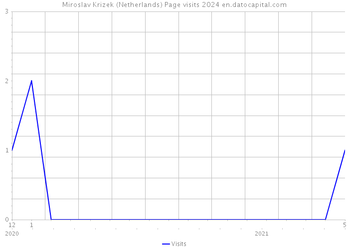 Miroslav Krizek (Netherlands) Page visits 2024 