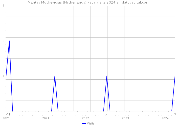 Mantas Mockevicius (Netherlands) Page visits 2024 