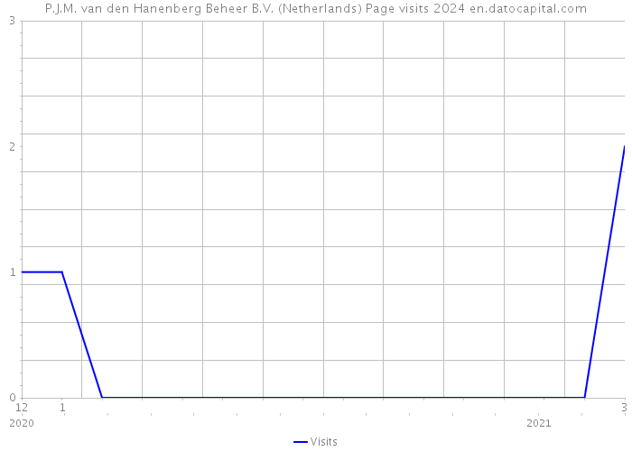 P.J.M. van den Hanenberg Beheer B.V. (Netherlands) Page visits 2024 