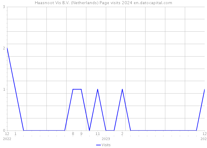 Haasnoot Vis B.V. (Netherlands) Page visits 2024 