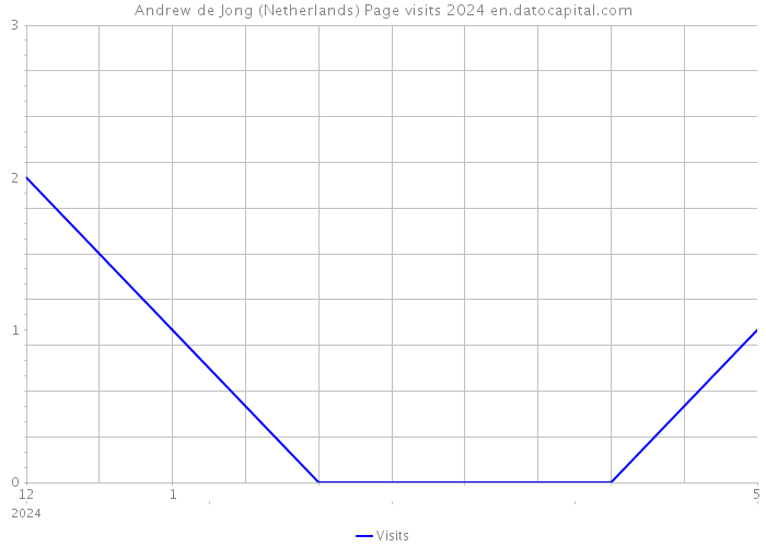 Andrew de Jong (Netherlands) Page visits 2024 
