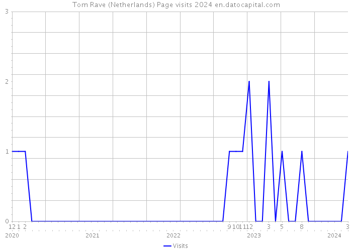 Tom Rave (Netherlands) Page visits 2024 