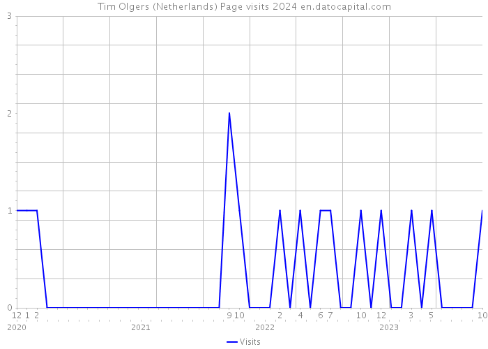 Tim Olgers (Netherlands) Page visits 2024 
