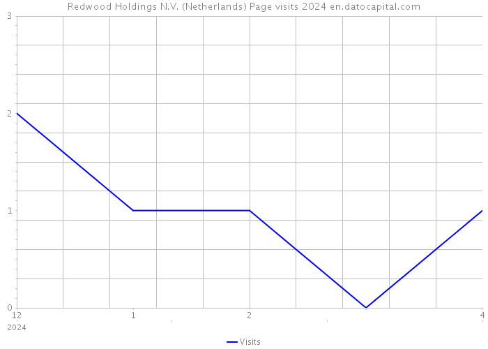 Redwood Holdings N.V. (Netherlands) Page visits 2024 