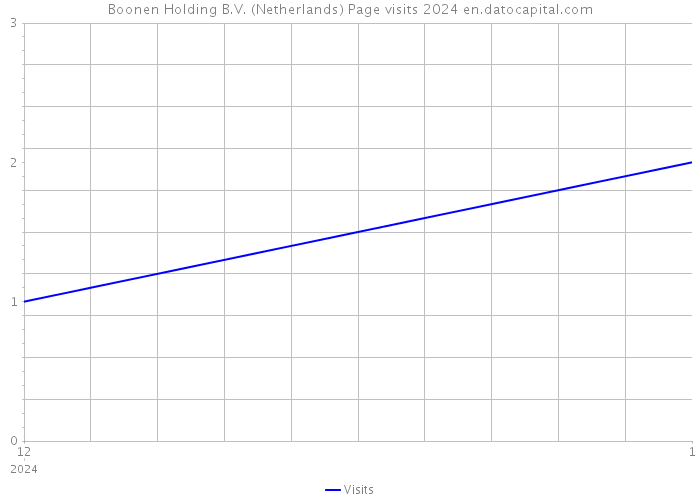 Boonen Holding B.V. (Netherlands) Page visits 2024 