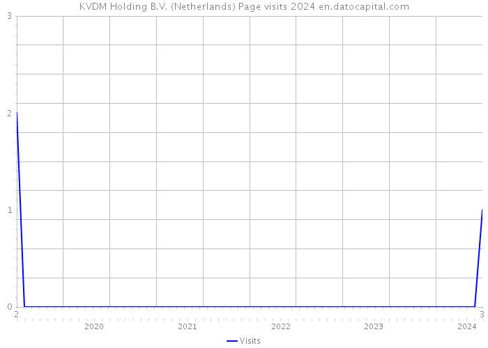 KVDM Holding B.V. (Netherlands) Page visits 2024 