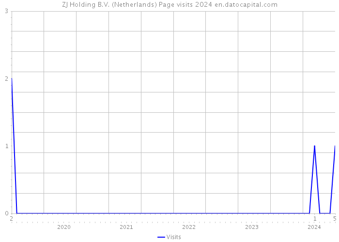 ZJ Holding B.V. (Netherlands) Page visits 2024 