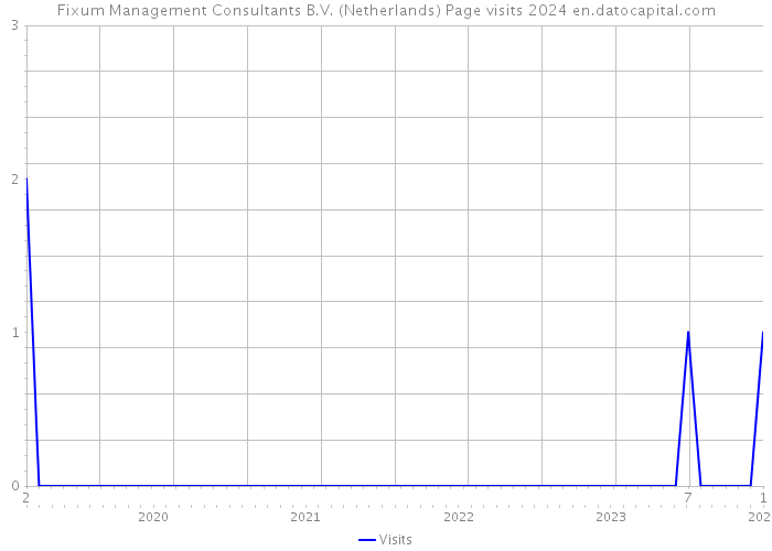 Fixum Management Consultants B.V. (Netherlands) Page visits 2024 