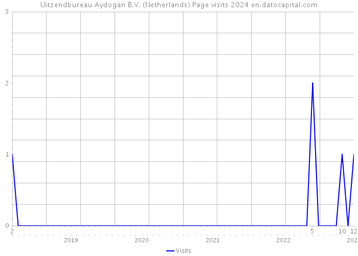 Uitzendbureau Aydogan B.V. (Netherlands) Page visits 2024 